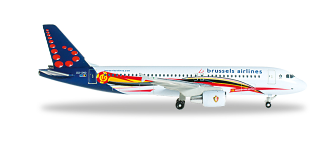 Airbus A320 Brussels Airlines Red Devil 1:500