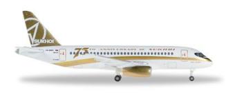 Sukhoi Superjet 100 Center South Airlines 75th anniversary